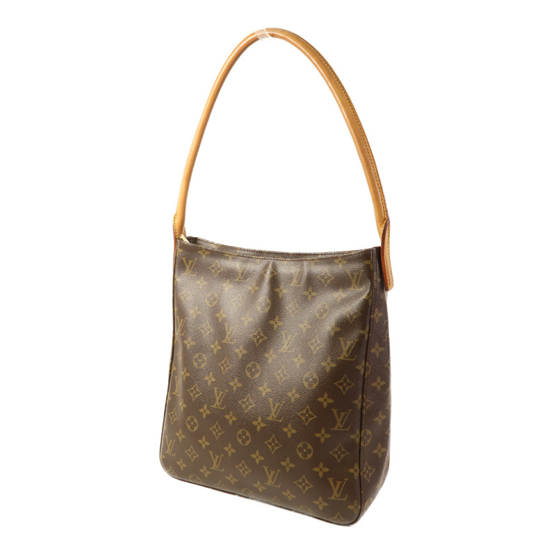 LOUIS VUITTON Monogram Looping GM金扣肩背袋-2