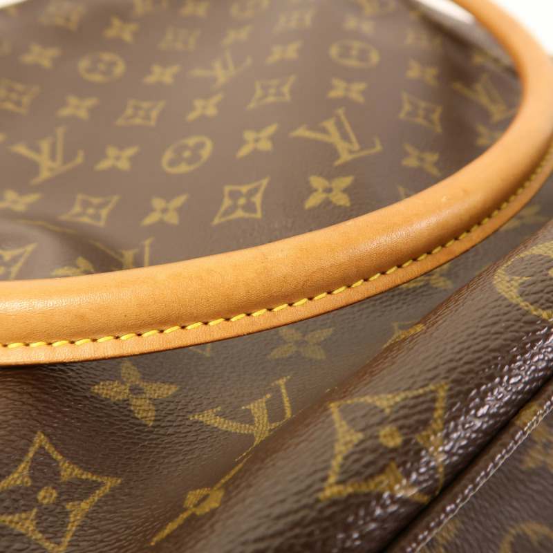 LOUIS VUITTON Monogram Looping GM金扣肩背袋-13
