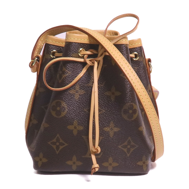LOUIS VUITTON Monogram Nano Noe金扣肩背袋-0