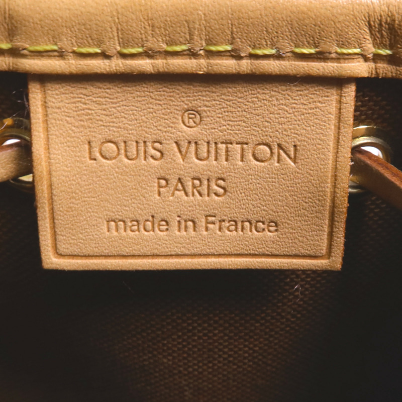 LOUIS VUITTON Monogram Nano Noe金扣肩背袋-5