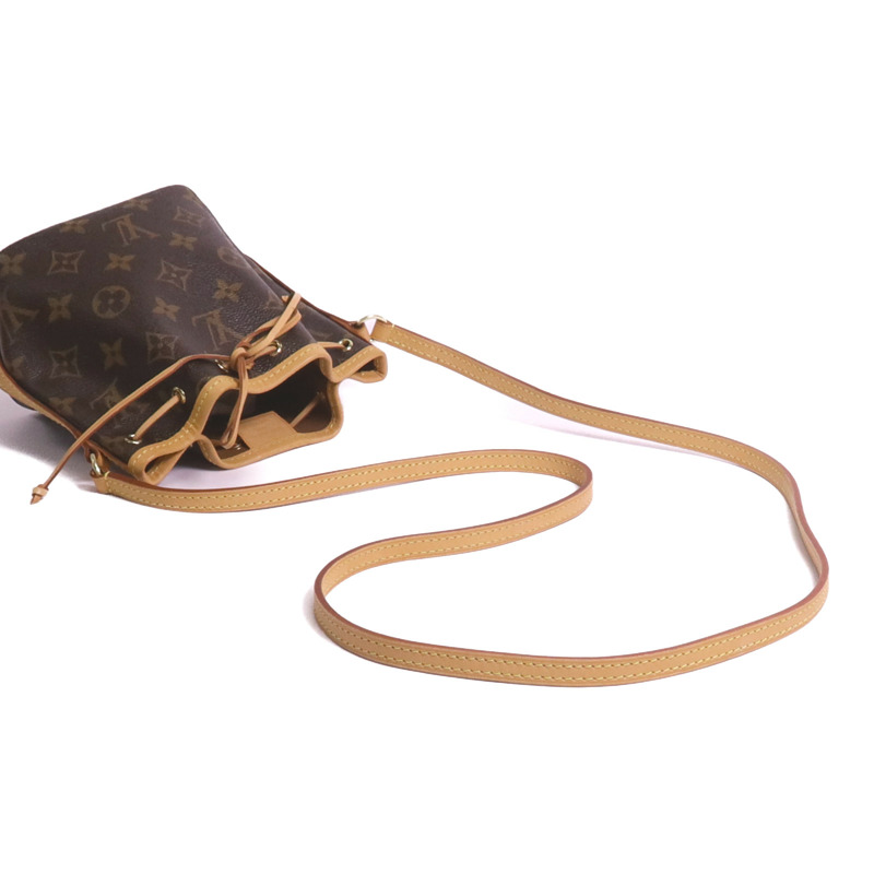 LOUIS VUITTON Monogram Nano Noe金扣肩背袋-7