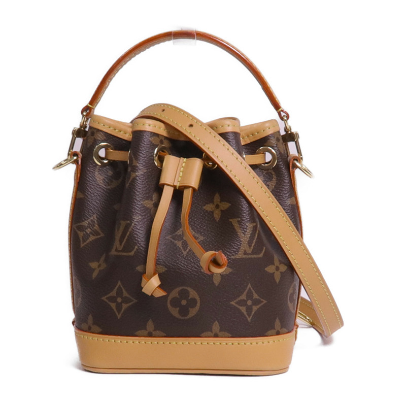 LOUIS VUITTON Monogram Nano Noe金扣手挽肩背兩用袋-0