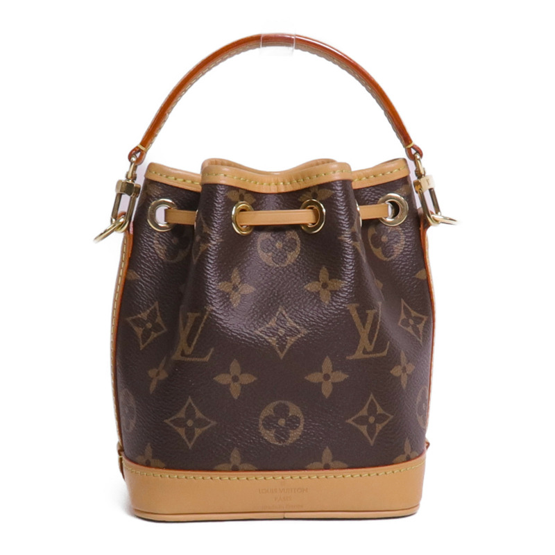 LOUIS VUITTON Monogram Nano Noe金扣手挽肩背兩用袋-1
