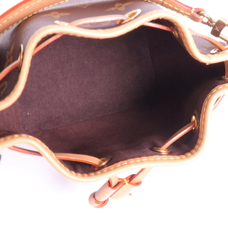 LOUIS VUITTON Monogram Nano Noe金扣手挽肩背兩用袋-4