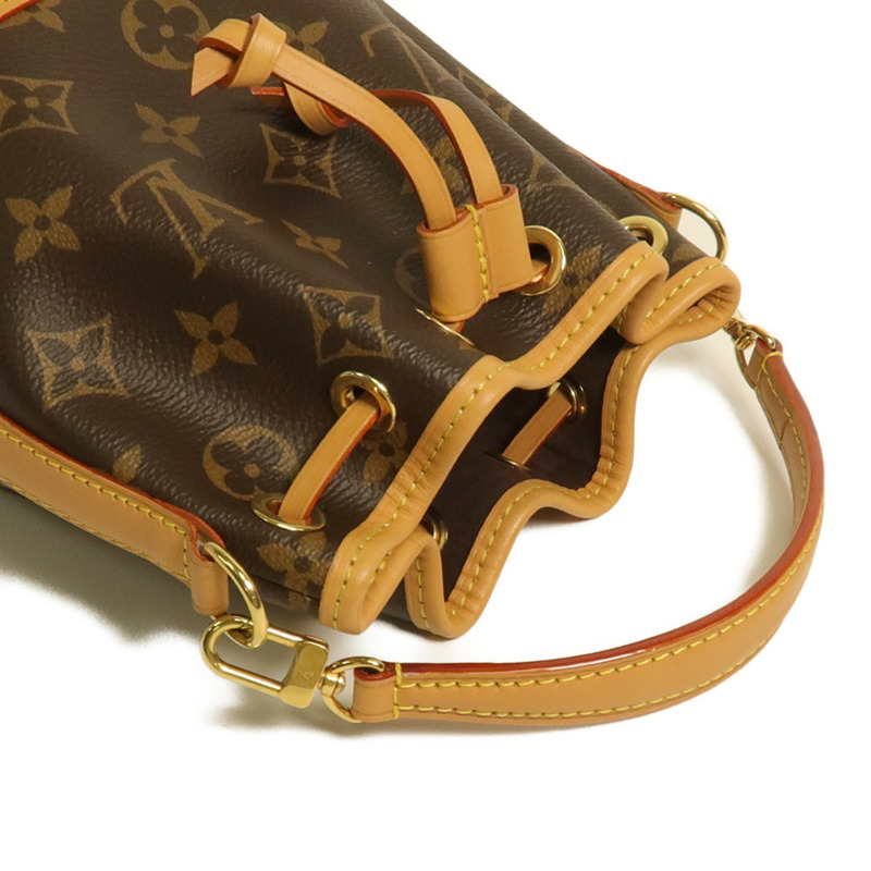 LOUIS VUITTON Monogram Nano Noe金扣手挽肩背兩用袋-6