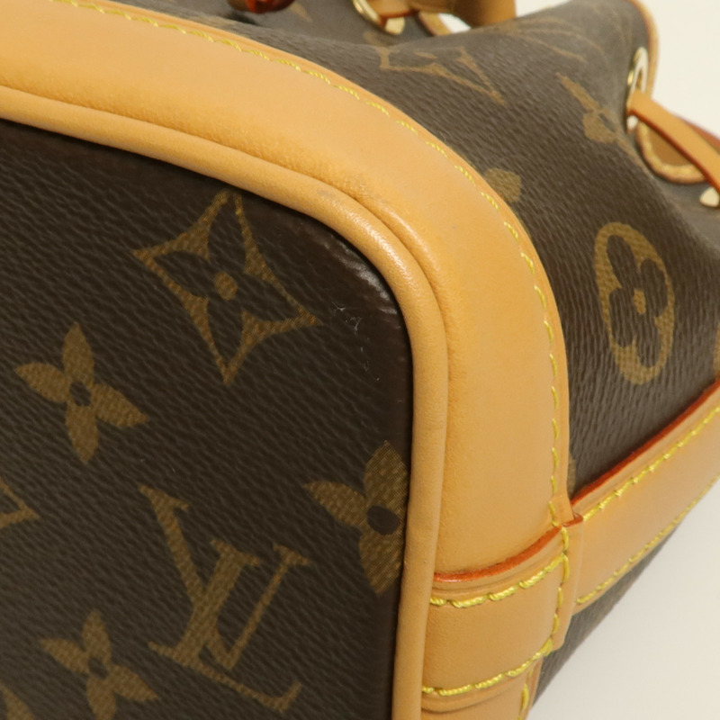 LOUIS VUITTON Monogram Nano Noe金扣手挽肩背兩用袋-8