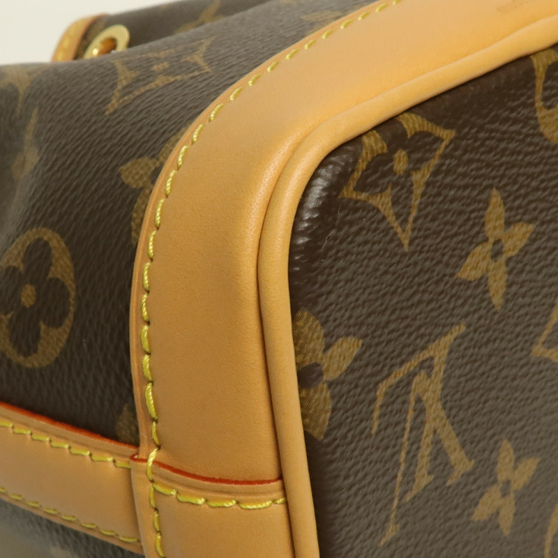 LOUIS VUITTON Monogram Nano Noe金扣手挽肩背兩用袋-9
