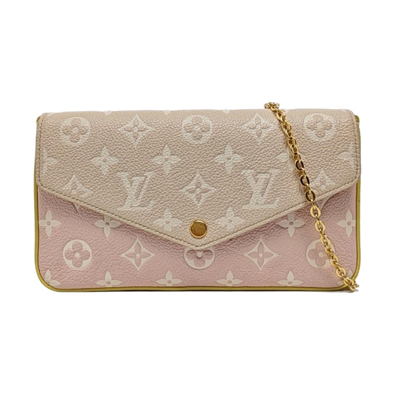 LV路易威登 全皮壓紋拼色三合一 晶片款-0