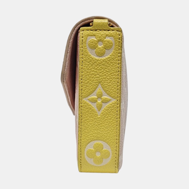 LV路易威登 全皮壓紋拼色三合一 晶片款-2