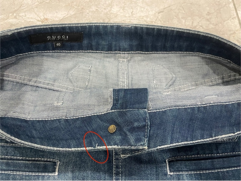 Gucci 經典logo 中腰牛仔裙-21