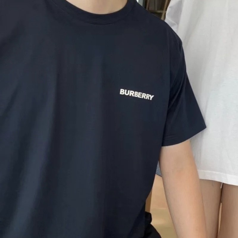 莉亞精品♡Burberry TB logo深藍短袖 尺碼XS 二手美衣-2