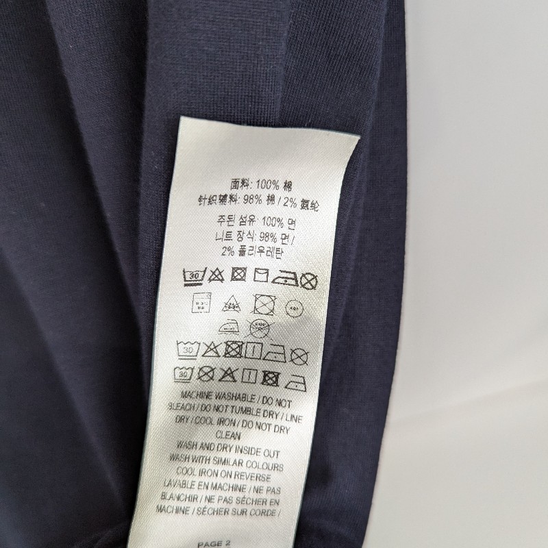 莉亞精品♡Burberry TB logo深藍短袖 尺碼XS 二手美衣-4