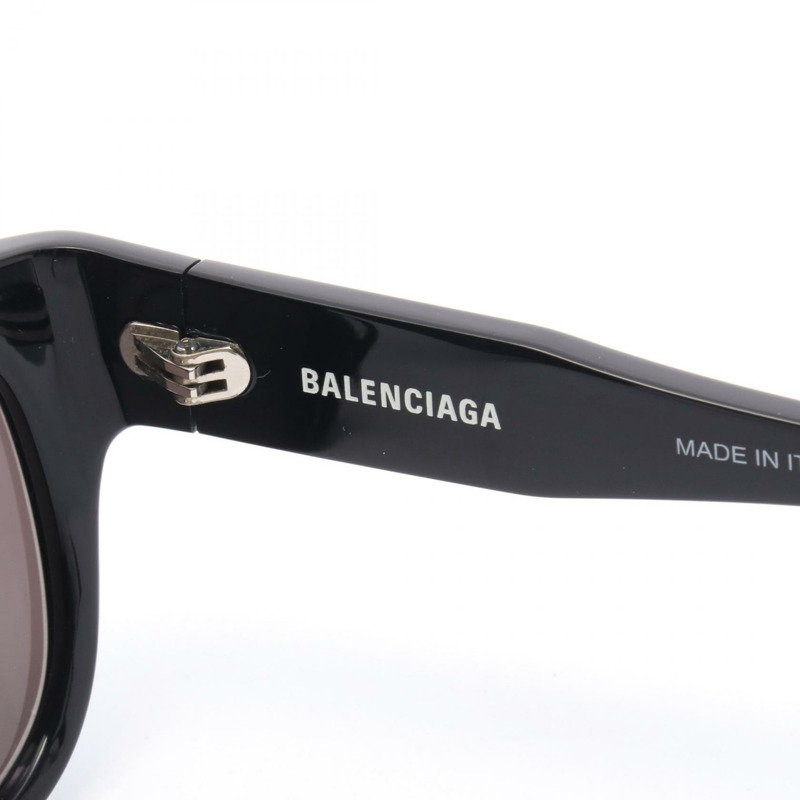 BALENCIAGA 太陽眼鏡 眼鏡 塑膠 黑色 二手 男女通用-3