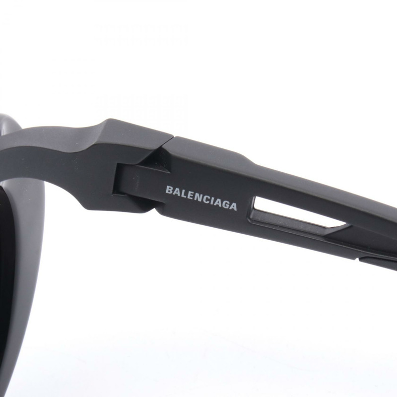 BALENCIAGA 混合蝴蝶太陽眼鏡 眼鏡 塑膠 黑色 二手 女士-3