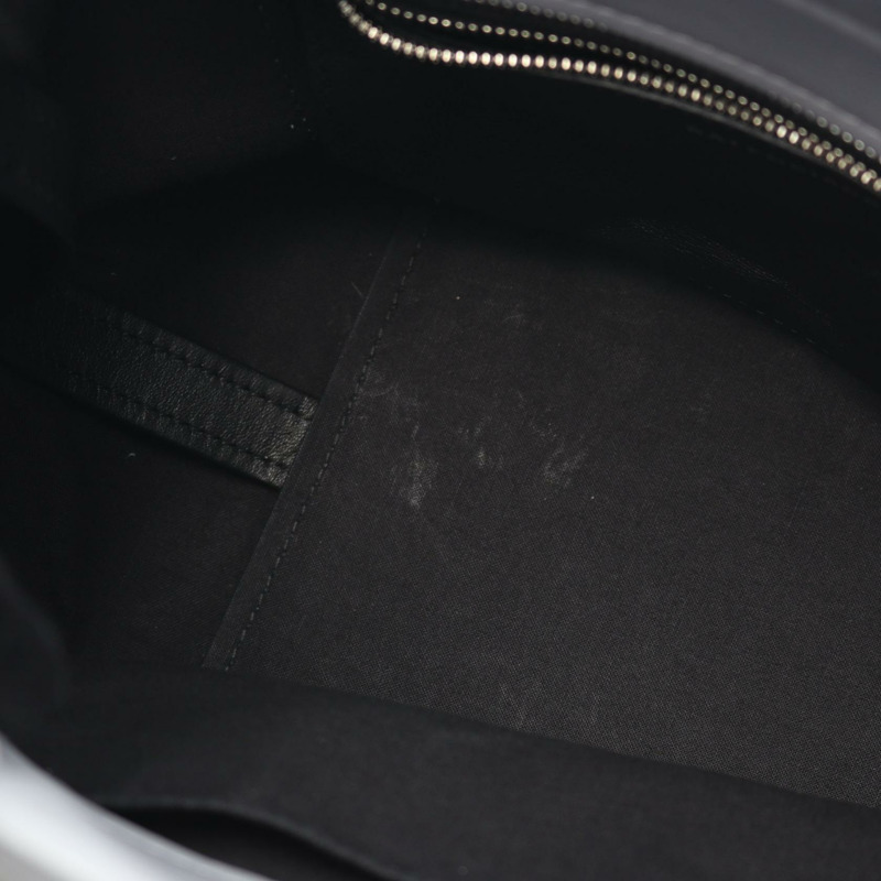 BALENCIAGA 洗衣袋 XS 單肩手提包 517842 皮革 灰色 二手 女士 logo-4