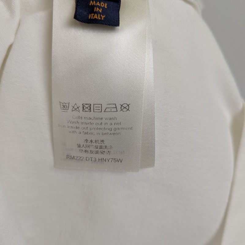 莉亞精品♡LV 外縫印花圓領短袖 尺碼XL 二手美品-4