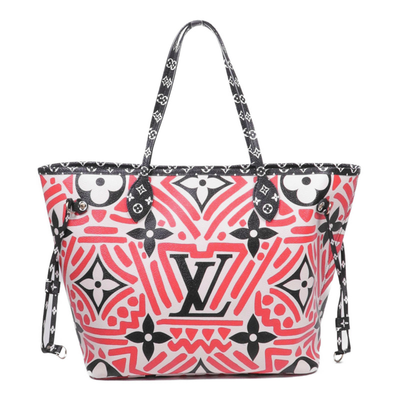 LOUIS VUITTON Monogram Giant Crafty Neverfull MM金扣手挽袋-1