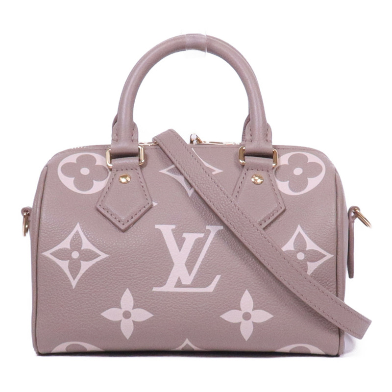 LOUIS VUITTON Monogram Empreinte Speedy Bandouliere 20扣手挽肩背兩用袋-1