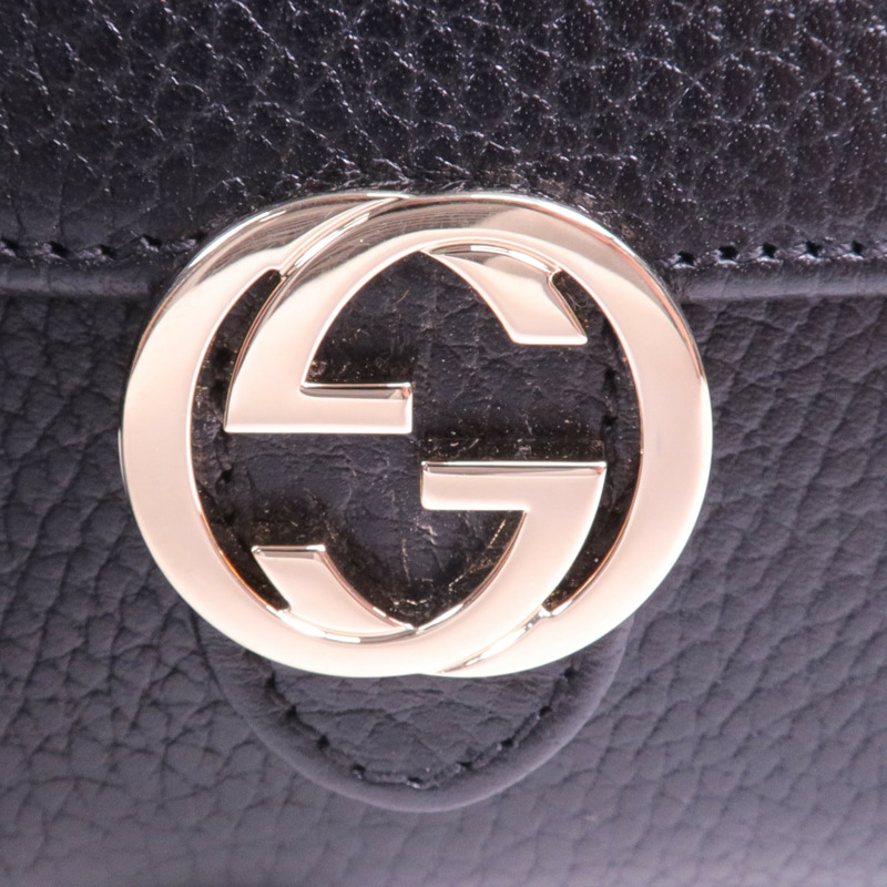 GUCCI 牛皮皮革Wallet銀扣錢包-7