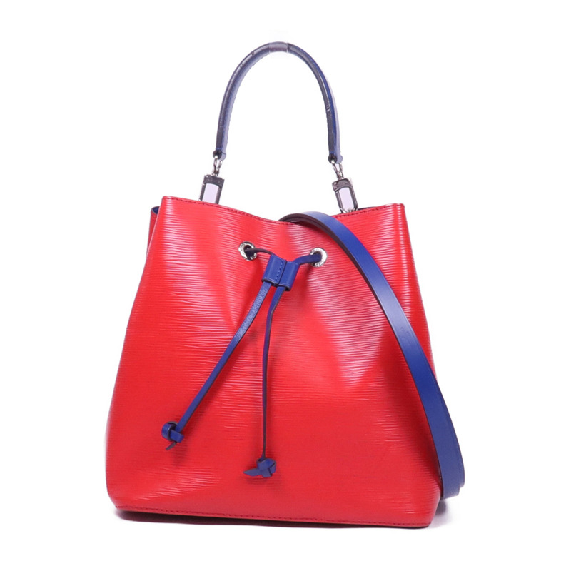 LOUIS VUITTON Epi NeoNoe MM銀扣手挽肩背兩用袋-0