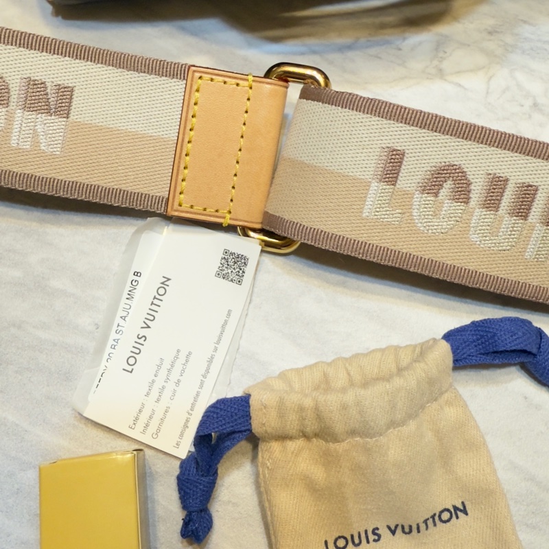 Louis Vuitton Speedy 20 奶茶肩帶 老花全配-29