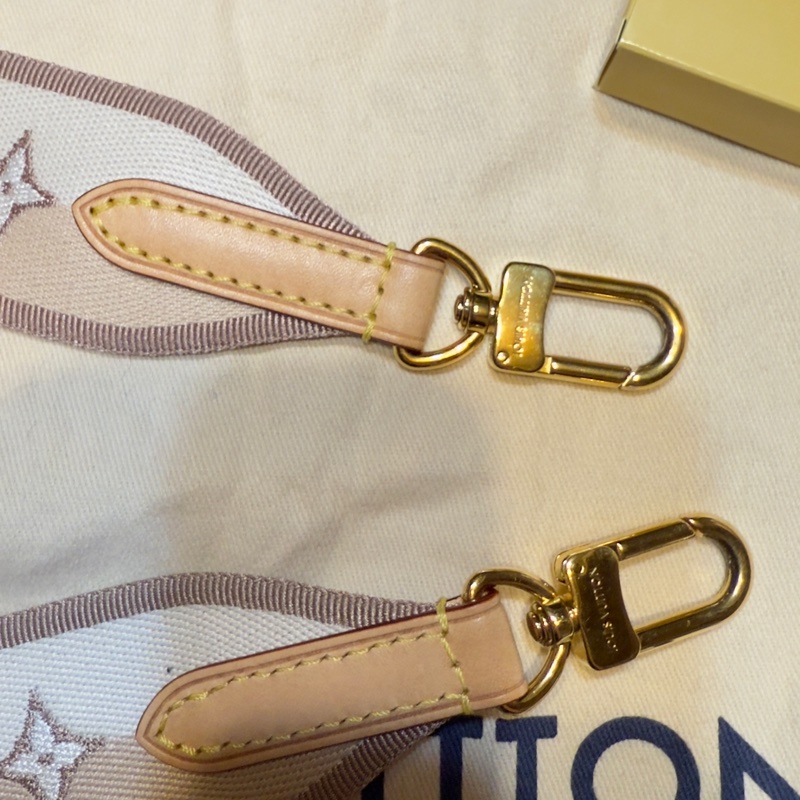 Louis Vuitton Speedy 20 奶茶肩帶 老花全配-20