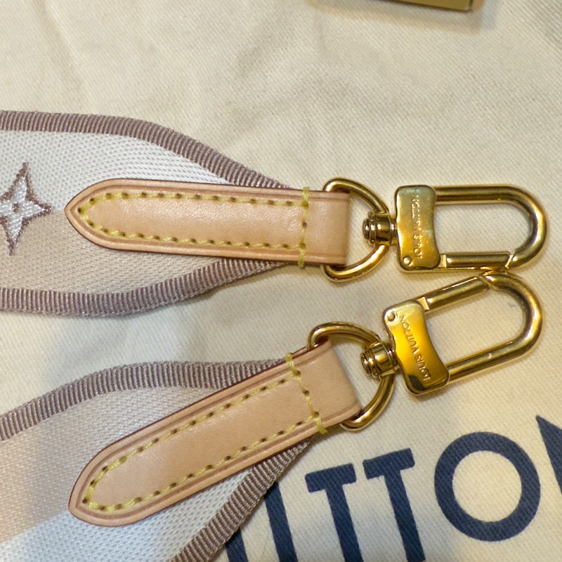 Louis Vuitton Speedy 20 奶茶肩帶 老花全配-21