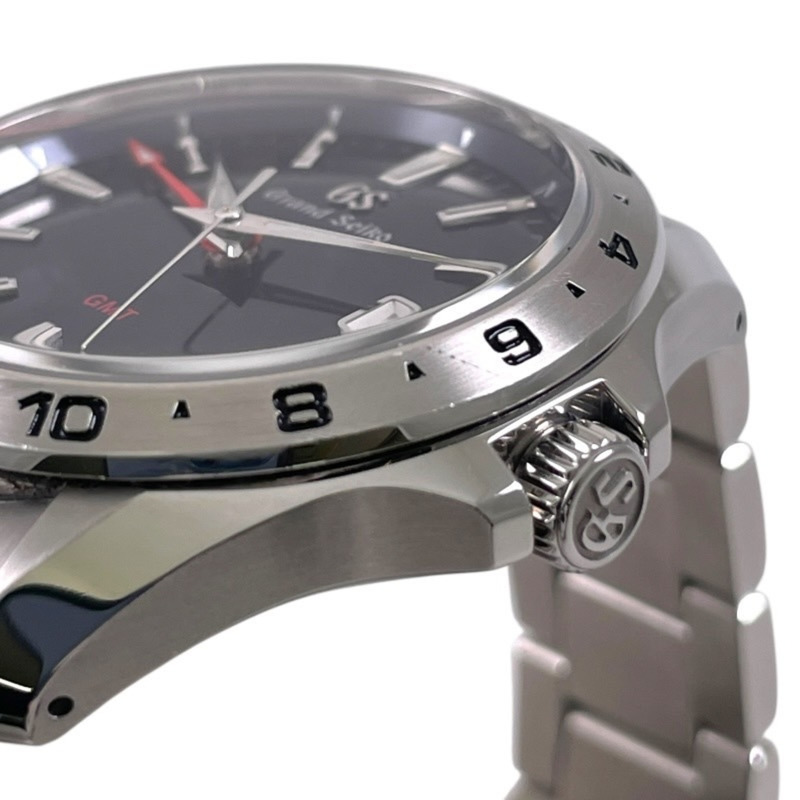 Grand Seiko 運動系列 GMT SBGN005 男士不鏽鋼手錶 9F86-0AB0 藍色錶盤-8
