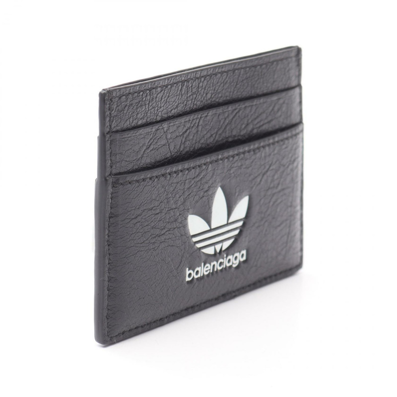 BALENCIAGA × adidas 卡夾 721895 皮革 黑色 白色 二手 男女通用-1
