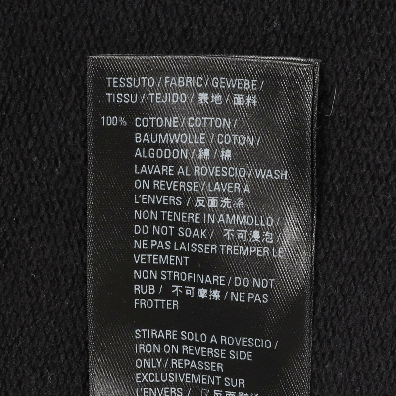 BALENCIAGA BB logo 連帽衫 570811 純棉 黑色 二手 男女通用 L 碼 Logo-3