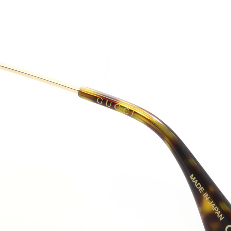 GUCCI 太陽眼鏡 GG0061503 鍍金塑膠綠紅色二手男女通用-3