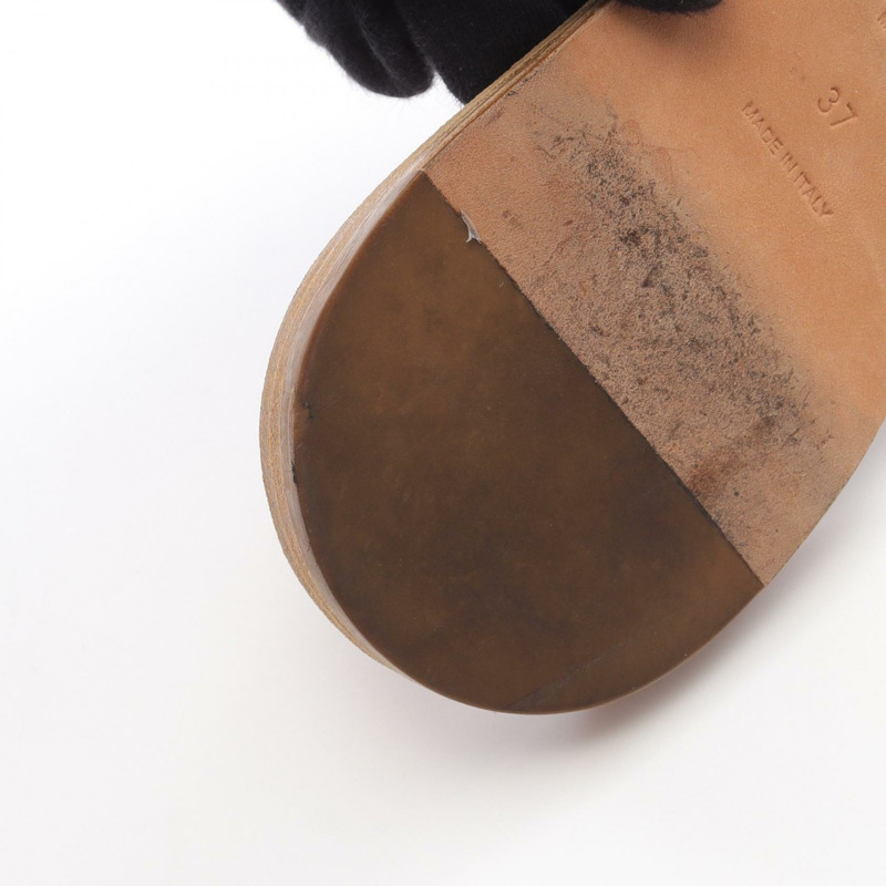 PRADA 女款粉紅布面涼鞋，37碼，二手。-5