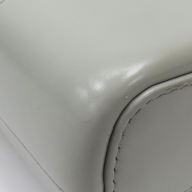 灰藍色 菱格紋 牛皮 鍊帶 Gabrielle Hobo 肩背包 流浪包 AS1521-12