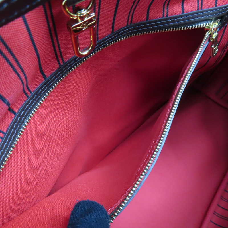 棕色 棋盤格 帆布 Neverfull GM 手提包 N41357-8