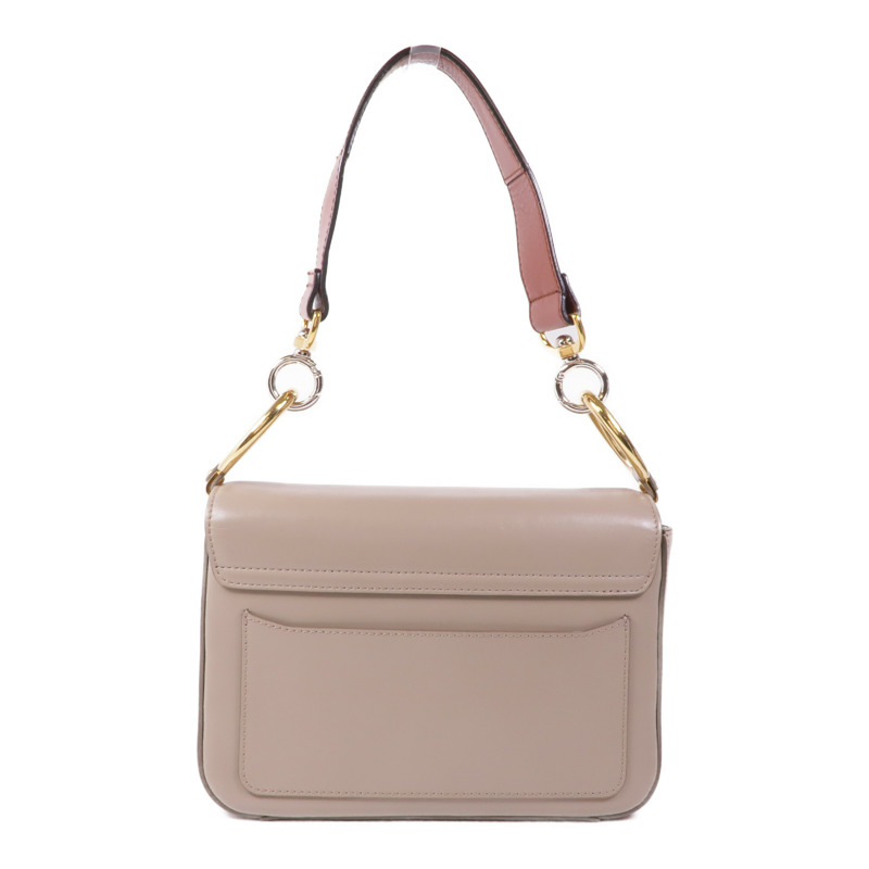 Chloe 牛皮皮革C Bag金扣手挽肩背兩用袋-1