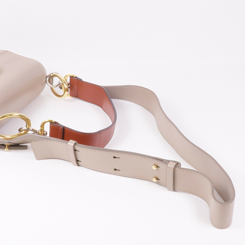 Chloe 牛皮皮革C Bag金扣手挽肩背兩用袋-8