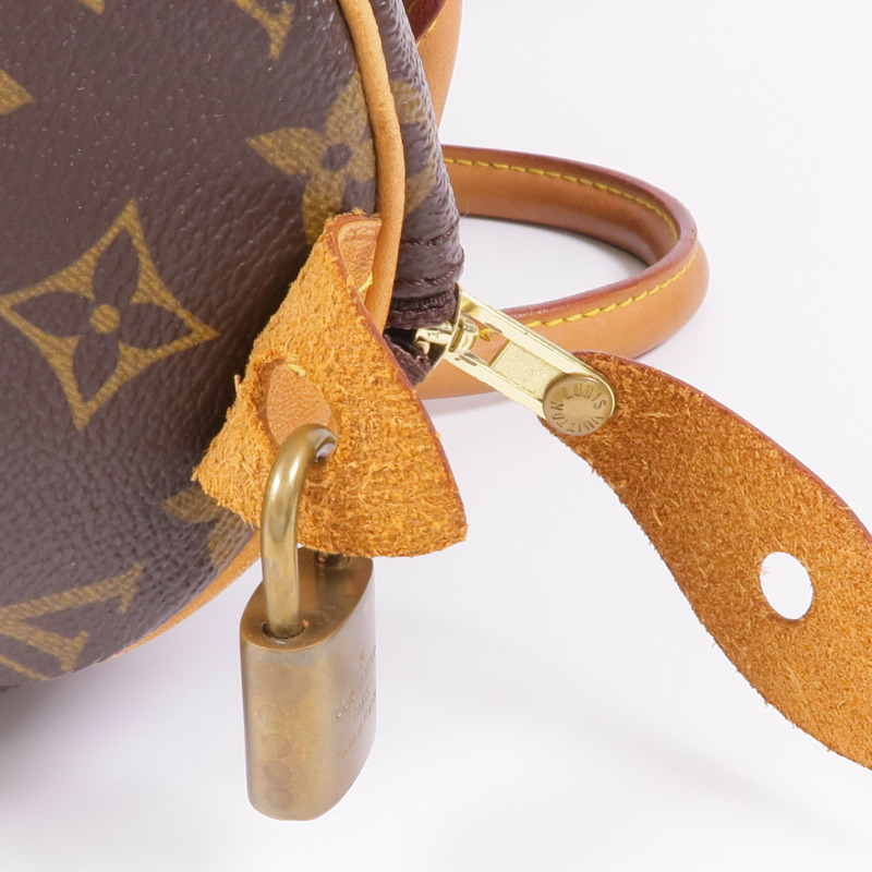 LOUIS VUITTON Monogram Speedy 30金扣手挽袋-5
