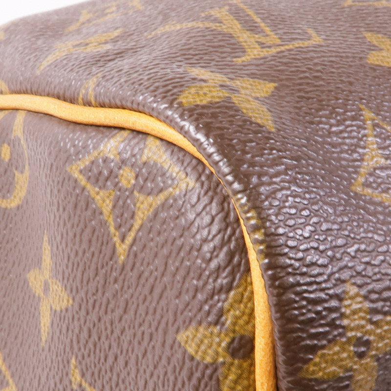 LOUIS VUITTON Monogram Speedy 30金扣手挽袋-7