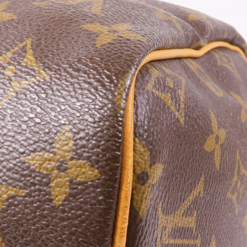 LOUIS VUITTON Monogram Speedy 30金扣手挽袋-8