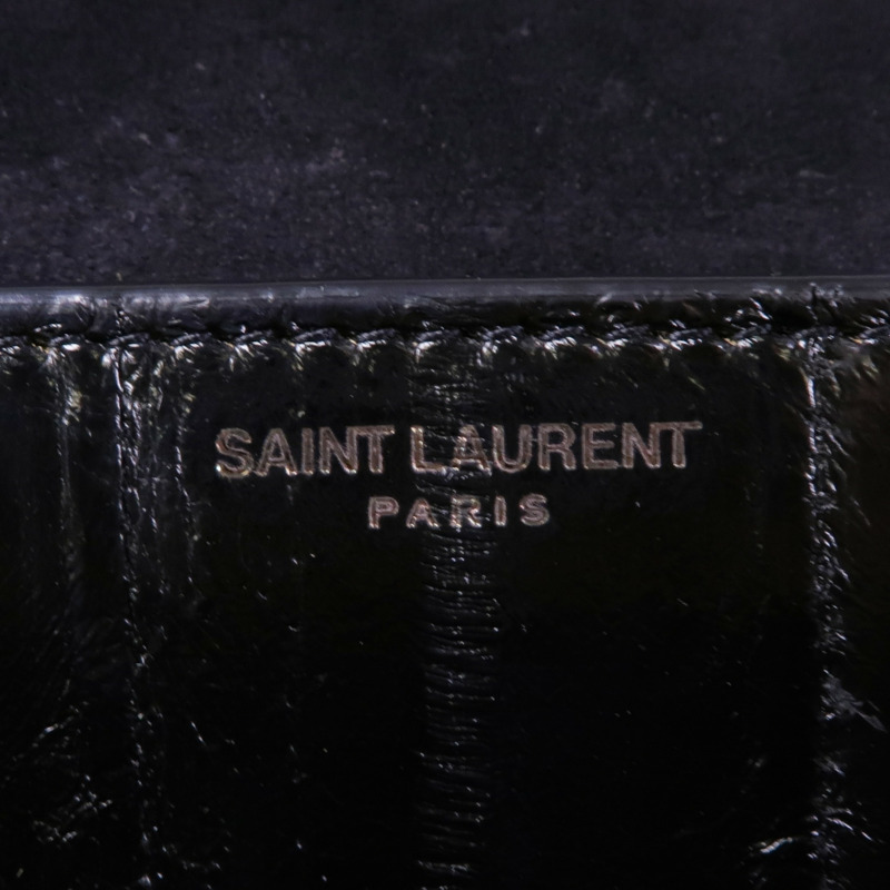 YVES SAINT LAURENT 牛皮皮革Sunset Medium銀扣鏈帶肩背袋-11