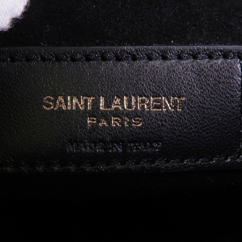 YVES SAINT LAURENT 牛皮皮革Sunset Medium銀扣鏈帶肩背袋-12