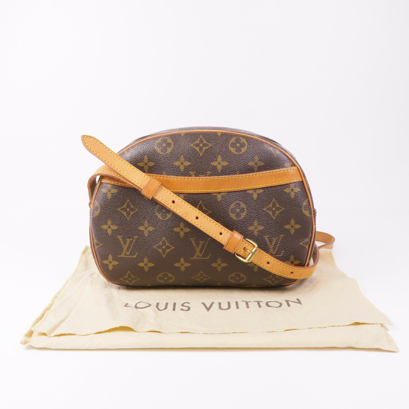 LOUIS VUITTON Monogram Blois金扣肩背袋棕色-14