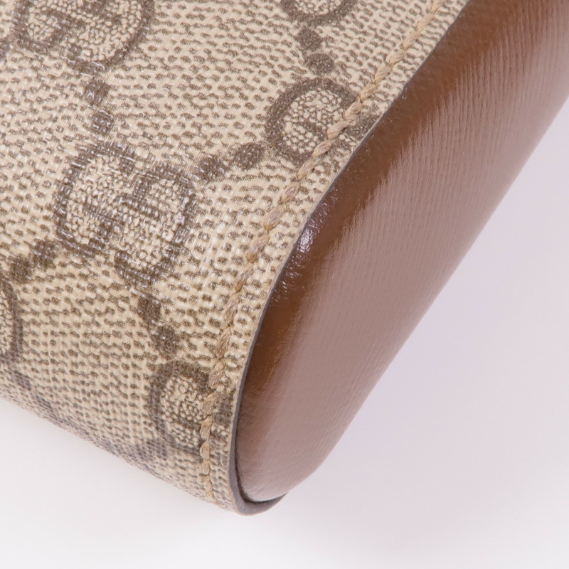 GUCCI 塗層帆布GG Supreme Messenger Bag金扣肩背袋-8