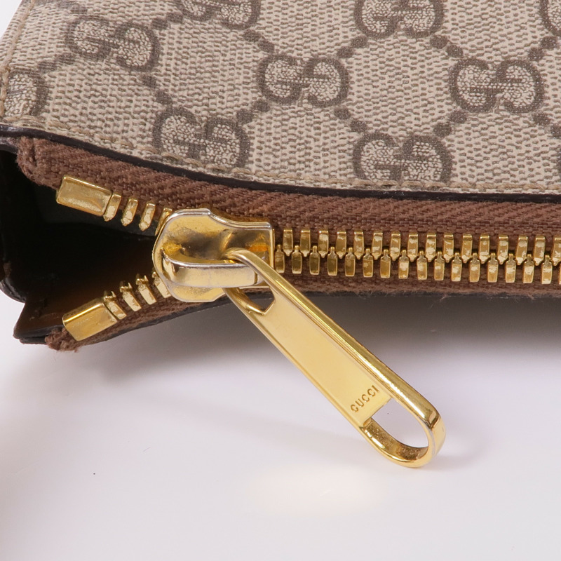 GUCCI 塗層帆布GG Supreme Messenger Bag金扣肩背袋-10