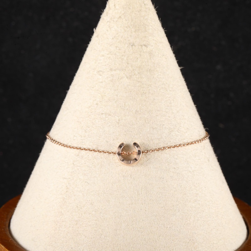 CHANEL(香奈兒)  18K玫瑰金 玫瑰金 Coco crush 菱格紋 手鏈 18K-0