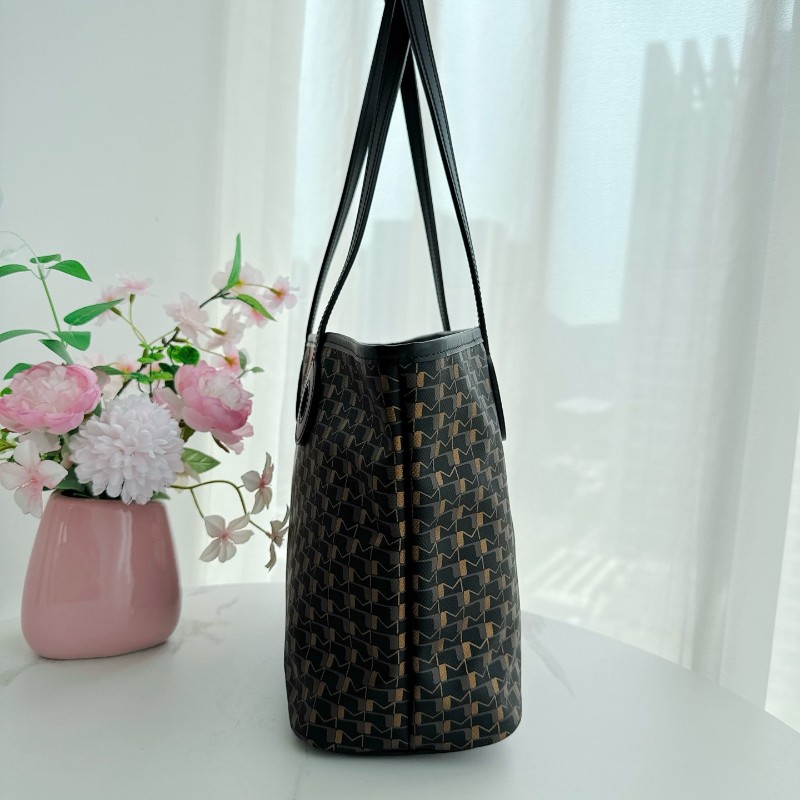 Moynat 莫奈棕色購物袋 小號 肩背包托特包 尺寸 29×22.5×13cm-3