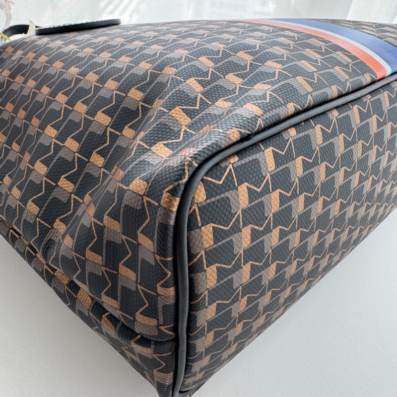 Moynat 莫奈棕色購物袋 小號 肩背包托特包 尺寸 29×22.5×13cm-9
