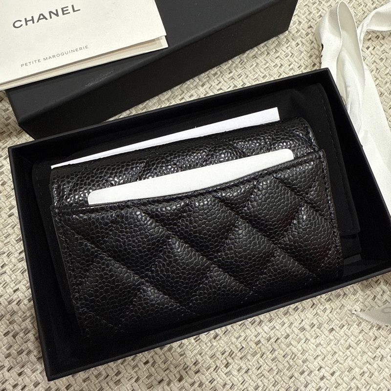 ［售出］chanel 經典單層卡包 荔枝牛皮 膠膜未撕 ‼️-1