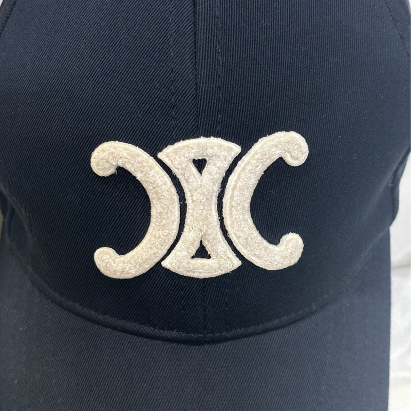 Celine 棒球帽 深藍色 凱旋門logo-1