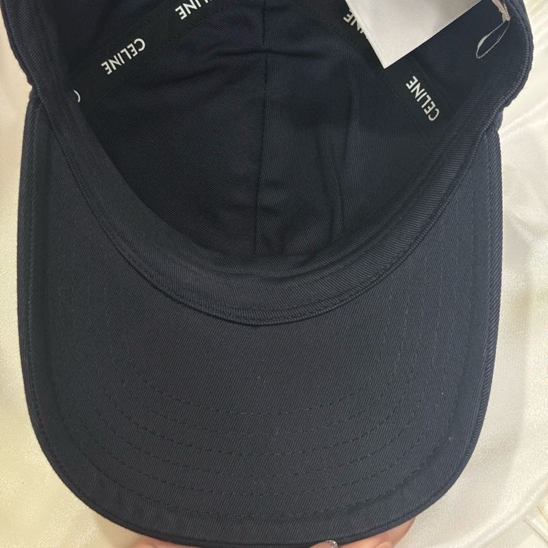Celine 棒球帽 深藍色 凱旋門logo-3
